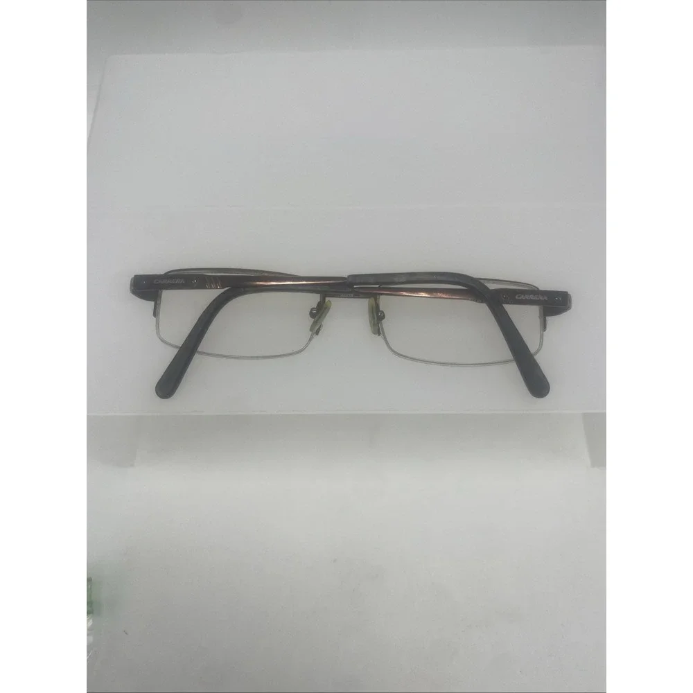 Carrera Eyeglasses FRAMES ONLY CA7574 Half Rim 145 Black 278 Safilo Porsche Car